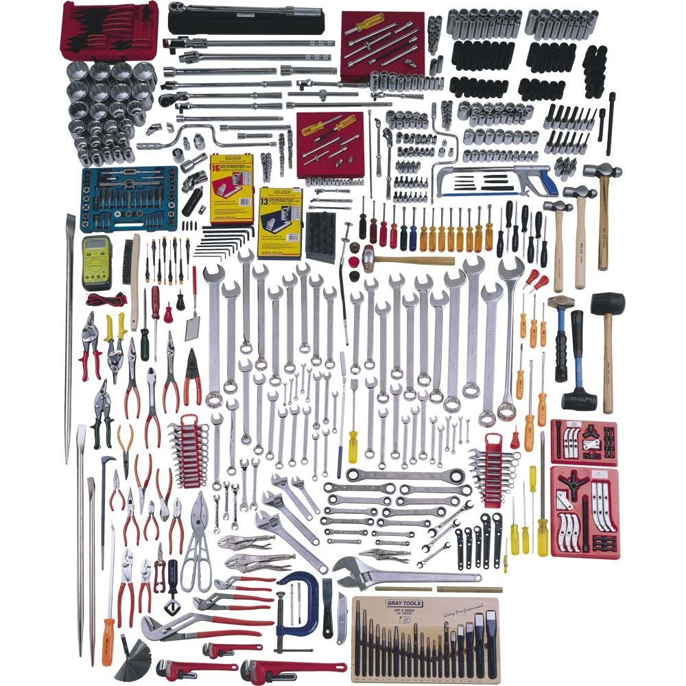 835 Piece SAE & Metric Complete Master Set, Tools Only