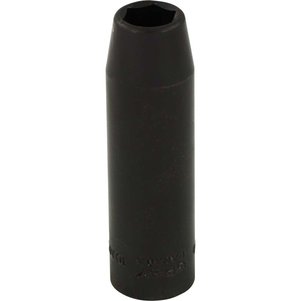 10mm X 3/8&#34; Drive, 6 Point Deep Length, Impact Socket