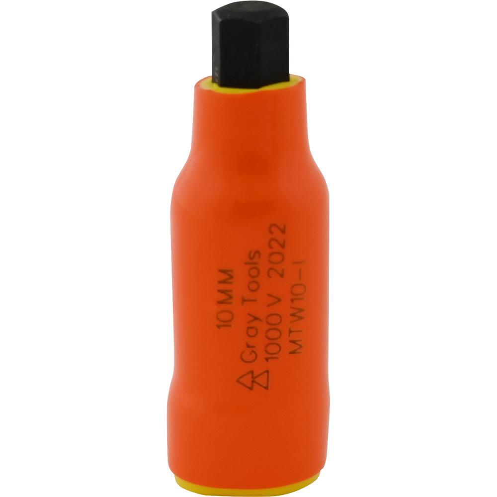 10mm X 3/8&#34; Drive Standard Length Hex Head, 1000V Insulated Socket