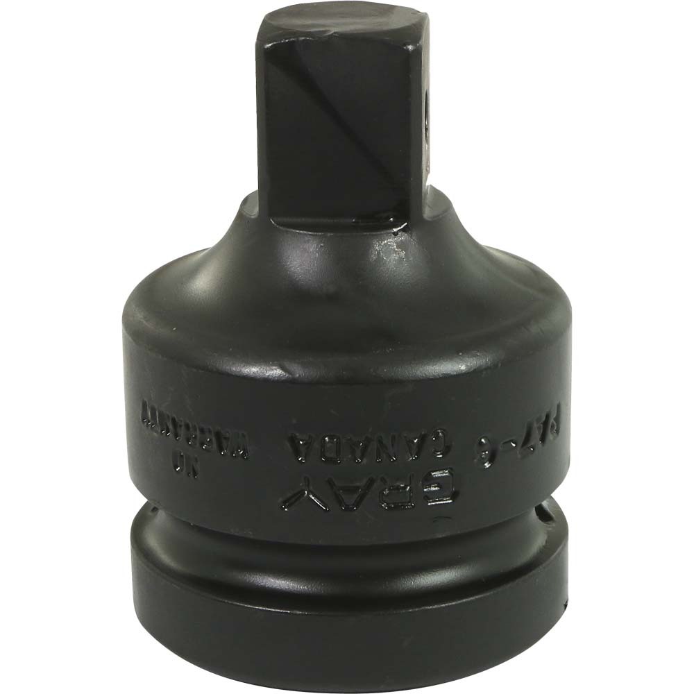 Adapter 1&#34; Female 3/4&#34; Male, Black Impact