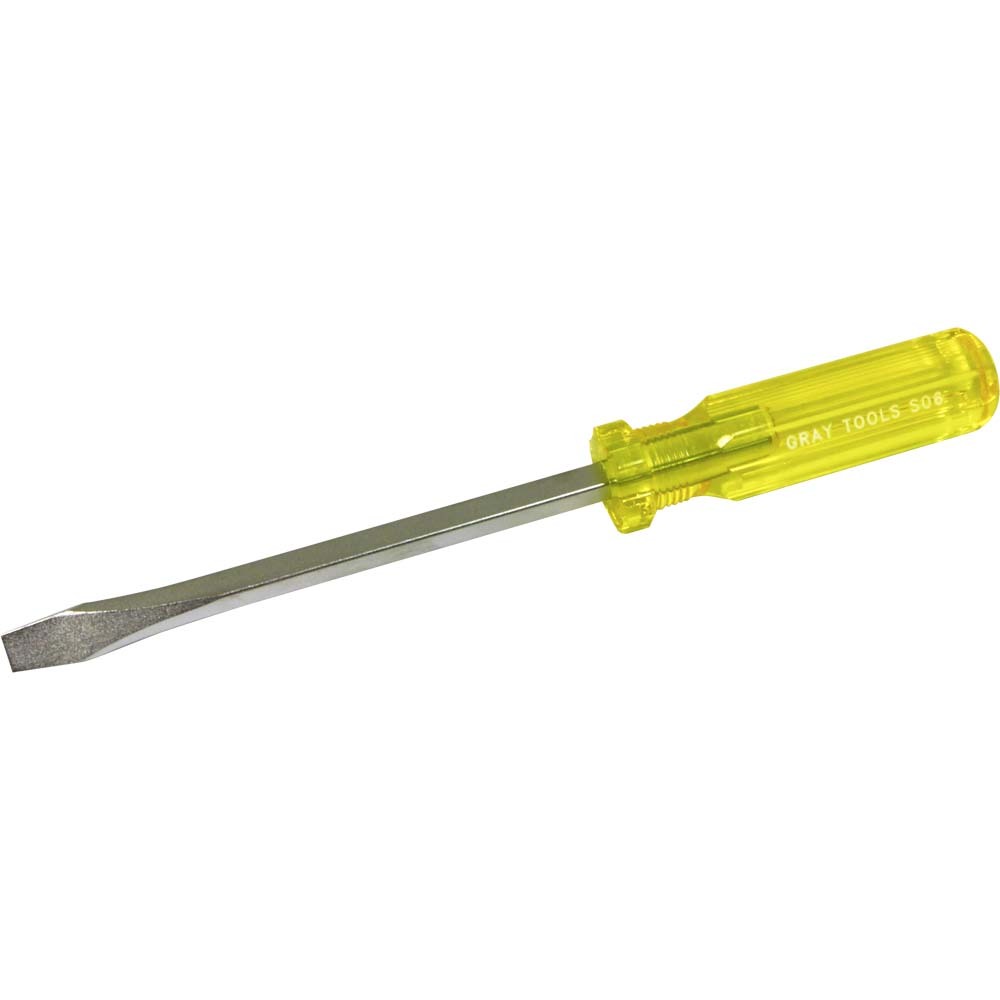 Slotted Square Shank Screwdriver, 6&#34; Blade Length, .045 X 5/16&#34; Tip