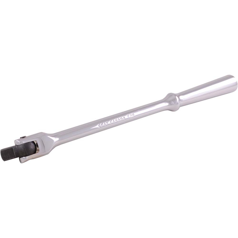 3/8&#34; Drive Flex Handle, Chrome Finish, 9&#34; Long