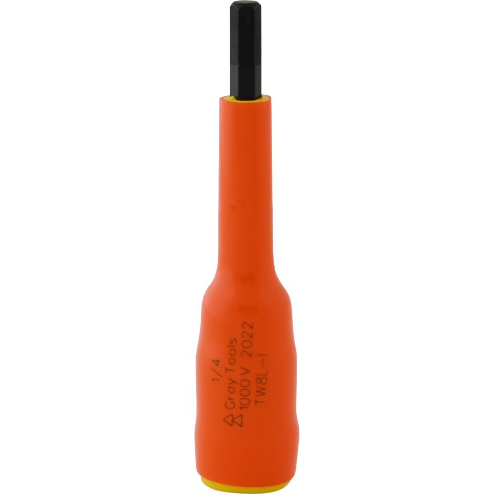 1/4&#34; X 3/8&#34; Drive Extra Long Hex Head, 1000V Insulated Socket