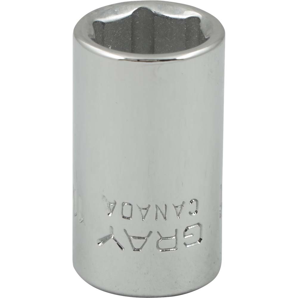 11/32&#34; X 1/4&#34; Drive 6 Point, Standard Length, Chrome Finish Socket