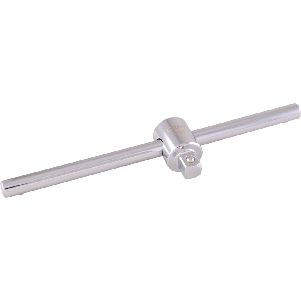 1/4&#34; Drive Sliding T-handle, Chrome Finish, 4-1/2&#34; Long