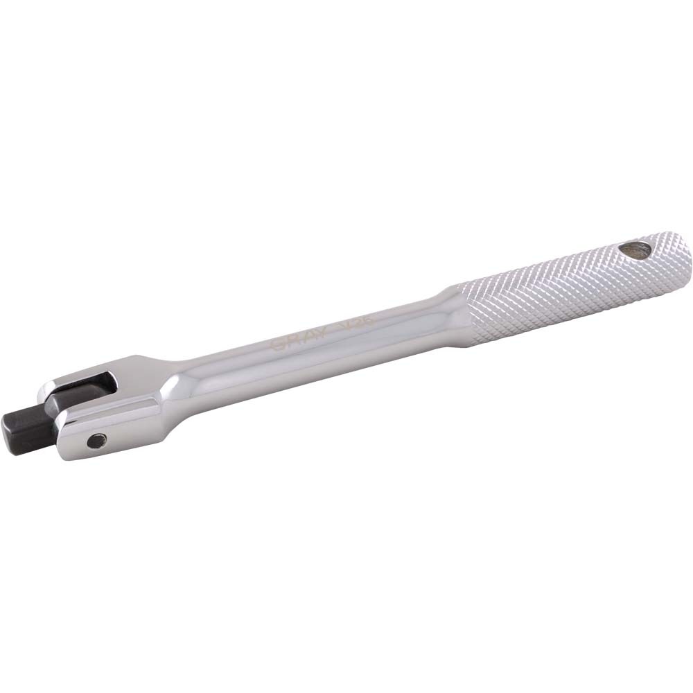 1/4&#34; Drive Flex Handle, Chrome Finish, 5-1/2&#34; Long