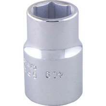 Gray Tools 409 - 9/16" X 1/2" Drive, 6 Point Standard Length, Chrome Finish Socket