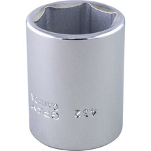 Gray Tools 432 - 1" X 1/2" Drive, 6 Point Standard Length, Chrome Finish Socket