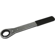 Gray Tools 50048 - 1-1/2" 12 Point, Flat Ratcheting Single Box Wrench, Vinyl Grip