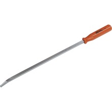 Gray Tools 73418 - 18" Screwdriver Handle Pry Bar, Curved Nickel Plated Blade