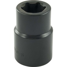 Gray Tools 9-036 - 1-1/8" X #5 Spline Drive, 6 Point Standard Length, Impact Socket