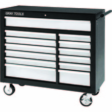 Gray Tools 99213SB - Marquis Series 42" Roller Cabinet With 13 Drawers