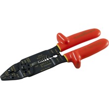 Gray Tools B123-I - Stripper/cutter, 8-1/2" Long, Strips AWG 18/16/14/12/10, 1000V Insulated