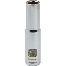 Gray Tools D003509 - 1/4" Drive 6 Point SAE, 9/32" Deep Length, Chrome Finish Socket