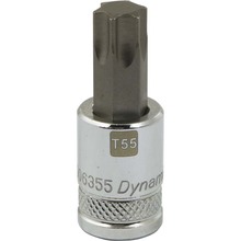 Gray Tools D006355 - 3/8" Drive Torx® Head, T55 Bit Regular Length, Chrome Finish Socket