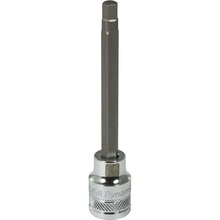 Gray Tools D006456 - 3/8" Drive SAE Hex Head, 7/32" Long Bit, Chrome Finish Socket