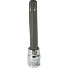 Gray Tools D006755 - 3/8" Drive Torx® Head, T55 Long Bit, Chrome Finish Socket