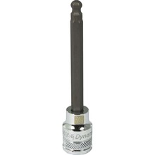 Gray Tools D006956 - 3/8" Drive SAE Hex Head, 7/32" Long Ball Nose, Chrome Finish Socket