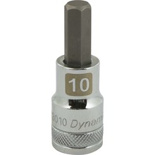Gray Tools D013010 - 1/2" Drive Metric Hex Head, 10mm Bit Standard Length, Chrome Finish Socket