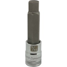 Gray Tools D013468 - 1/2" Drive SAE Hex Head, 9/16" Long Bit, Chrome Finish Socket