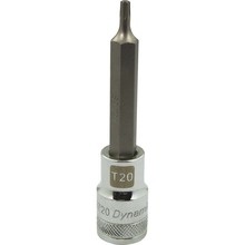 Gray Tools D013720 - 1/2" Drive Torx® Head, T20 Long Bit, Chrome Finish Socket