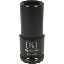 Gray Tools D020528 - 3/4" Drive 6 Point SAE, 7/8" Deep Length, Impact Socket
