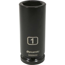 Gray Tools D020532 - 3/4" Drive 6 Point SAE, 1" Deep Length, Impact Socket