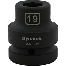 Gray Tools D025019 - 19mm X 1" Drive, 6 Point Standard Length, Impact Socket