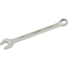 Gray Tools D074318 - 9/16" 12 Point Combination Wrench, Contractor Series, Satin Finish