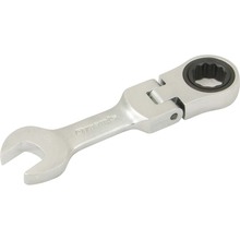 Gray Tools D076216 - 1/2" Stubby Flex Head Ratcheting Wrench