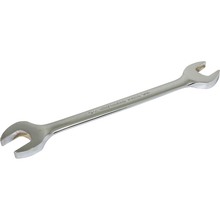 Gray Tools E1820 - Wrench Open End 9/16" X 5/8", 15° Head Angle, Mirror Chrome Finish