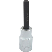 Gray Tools MDW8L - 8mm X 1/2" Drive, Standard Length Hex Head, Chrome Finish Socket
