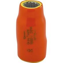 Gray Tools MT10-I - 10mm X 3/8" Drive, 12 Point Standard Length Socket, 1000V Insulated