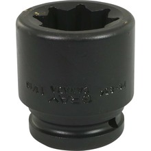 Gray Tools P6-834 - 1-1/16" X 3/4" Drive, 8 Point Regular Length, Impact Socket