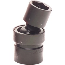 Gray Tools PHUM10 - 10mm X 1/2" Drive, 6 Point Standard Length, Universal Joint Socket, Black Impact