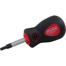 Gray Tools RB120A - Stubby No. 0 Square Recess, Comfort Grip Screwdriver, 1-1/2" Blade Length