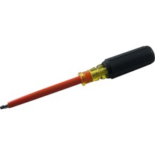 Gray Tools RB221-I - No. 1 Extra Long, Square Recess Screwdriver, 6-1/4" Blade, 1000V Insulated