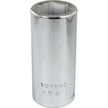 Gray Tools RLH32 - 1" X 3/4" Drive, 6 Point Deep Length, Chrome Finish Socket