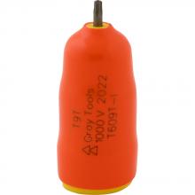 Gray Tools T609T-I - T9T X 3/8" Drive Standard Length Torx Head Tamper Resistant, 1000V Insulated Socket