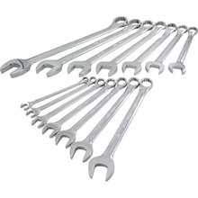 Gray Tools TU14S - 14 Piece 12 Point SAE, Mirror Chrome, Combination Wrench Set, 3/8" - 1-1/4"