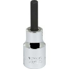 Gray Tools TW7 - 7/32" X 3/8" Drive Standard Length Hex Head, Chrome Finish Socket