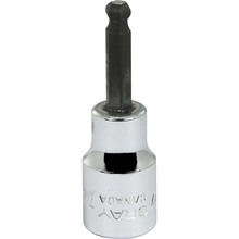 Gray Tools TWM7 - 7/32" X 3/8" Drive Magnetic Ball End Hex Head, Chrome Finish Socket