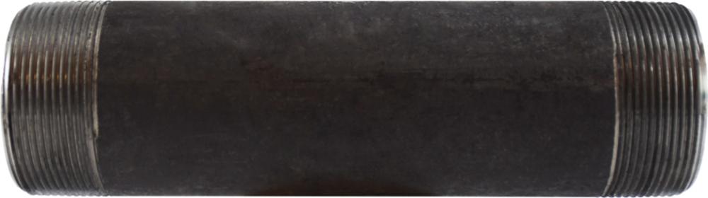 2 X 18 BLACK SCH 80 SMLS NIPPLE