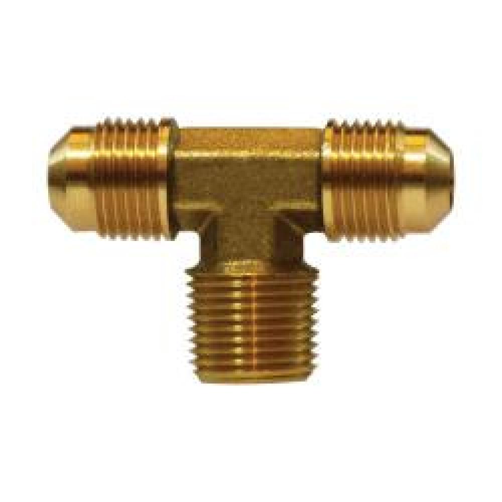 TEE BR 1/8IN SAE 45 DEG MFLRD 1/8IN MNPT