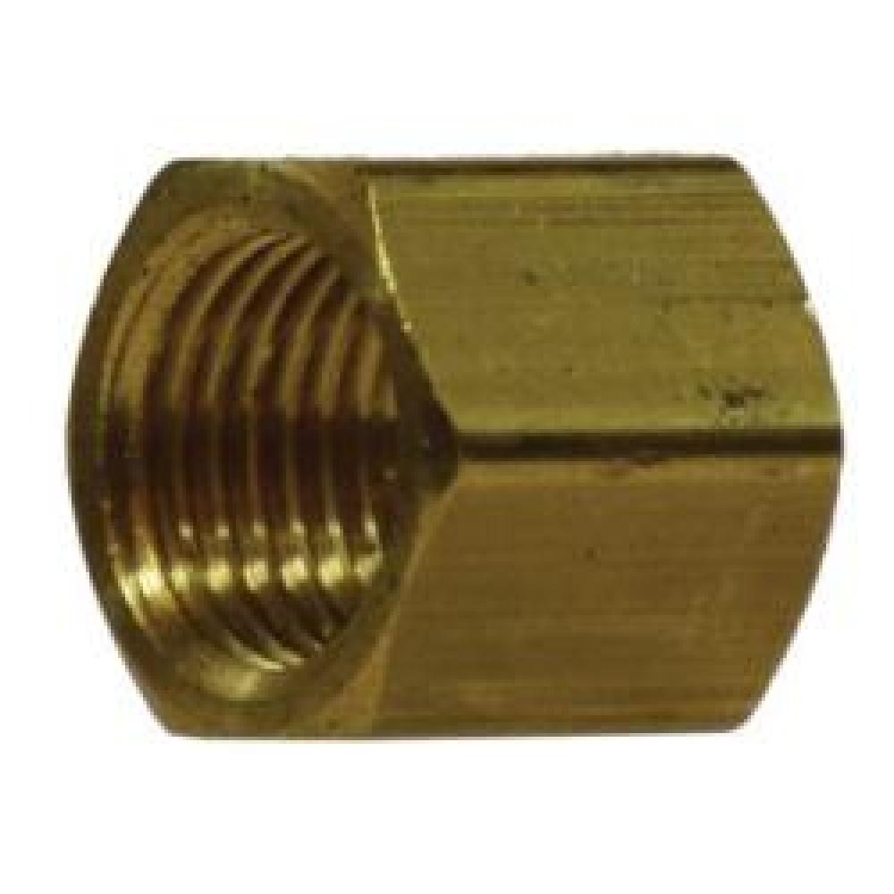 CAP BARSTOCK 1/8IN FNPTF 0.47IN BRS