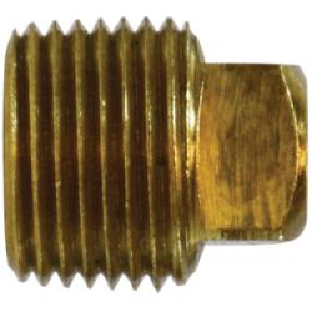 PLUG SOL H SQ 3/4IN MPT 1.09IN BRS