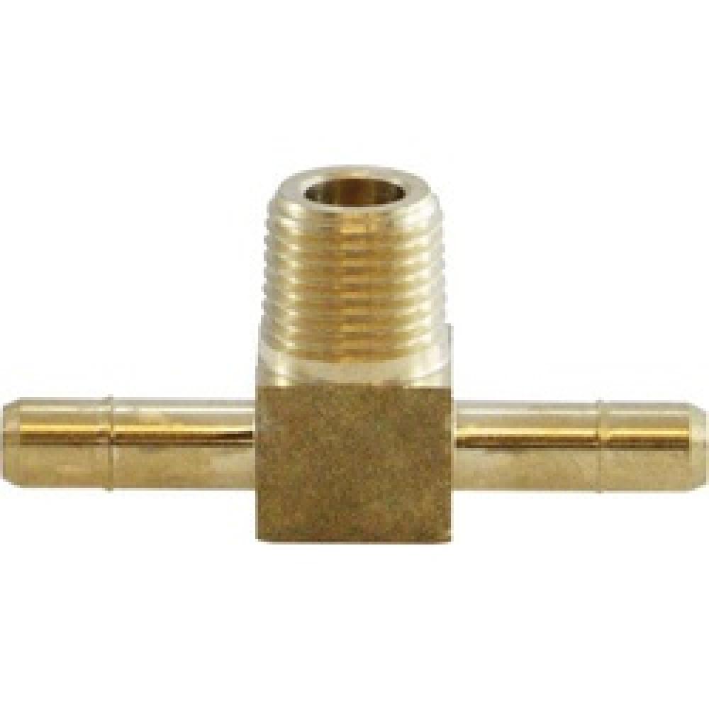 TEE BR MINI 1/4IN BARBED 1/4IN BARBED