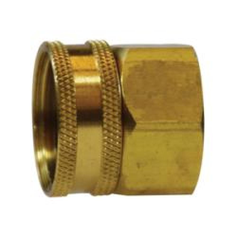 ADAPTER SWVL STR 3/4IN FGH 1/2IN FIP BRS