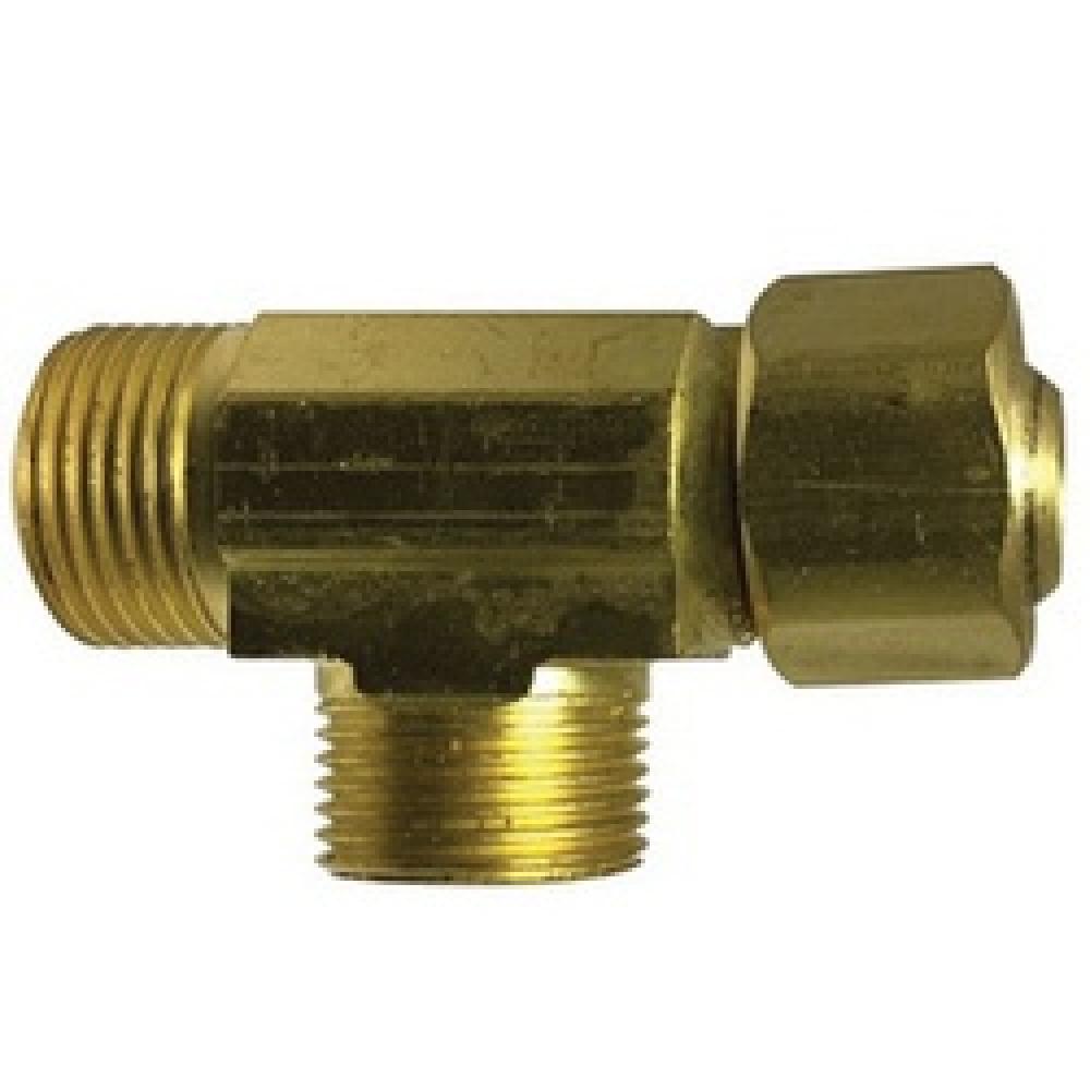 TEE SWVL 3/8IN COMPRESSION 3/8IN 1/4IN