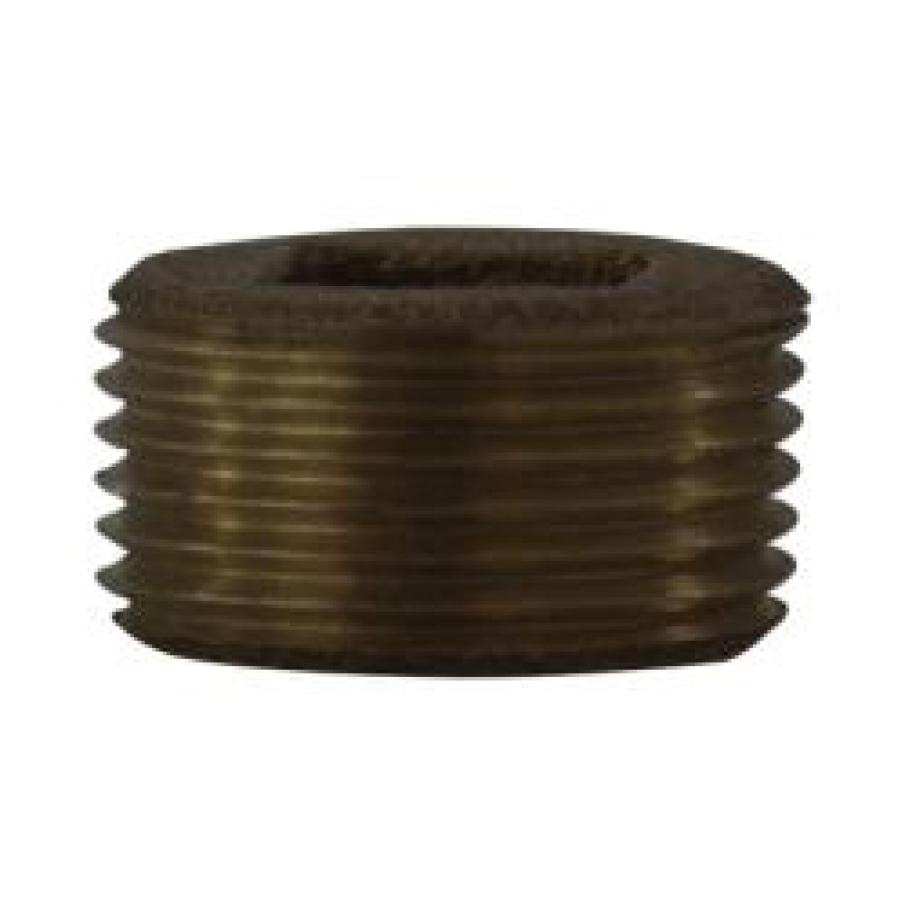 PLUG CTSK DR SQ 1/4IN MPT BRZ